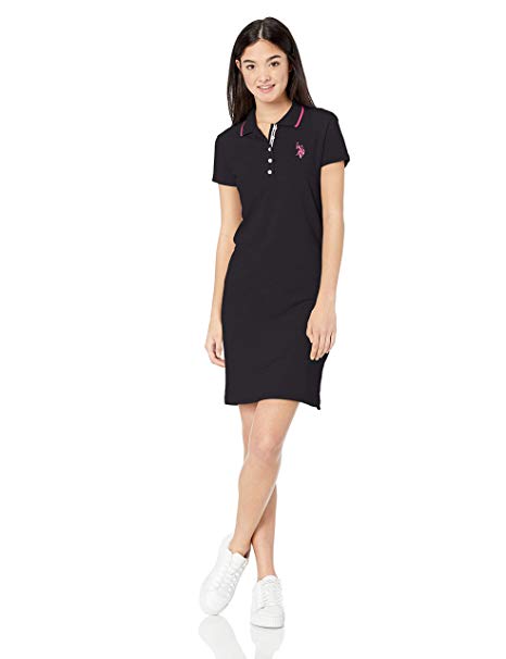 U.S. Polo Assn. Women's Classic Solid Polo Dress