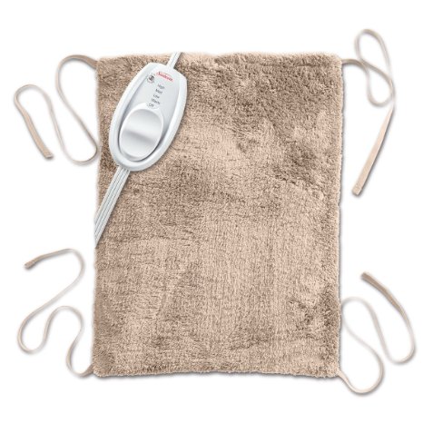 Sunbeam Ultra Soft Heating Pad with Straps Beige Standard