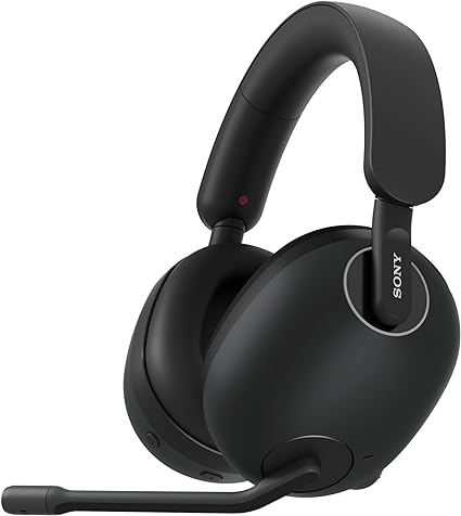 Sony INZONE H9 Wireless Noise Canceling Gaming Headset, Over-Ear Headphones with 360 Spatial Sound, WH-G900N, Black