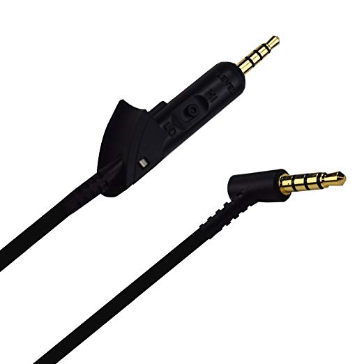 Arzweyk Replacement Audio Cable Cord Wire Compatible Bose QuietComfort 15, Bose QuietComfort 2, QC15, QC2 Headphones, Headphone Extension Cable