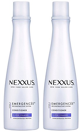 Nexxus Shampoo Emergencee (Marine Collagen) 13.5 Ounce (399ml) (2 Pack)