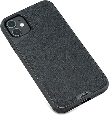 Mous for iPhone 11 Case - Limitless 3.0 - Black Leather - Protective iPhone 11 Case - Shockproof Phone Cover