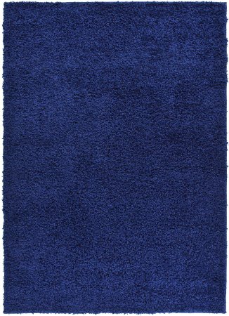 Shaggy Collection Solid Color Shag Area Rugs Navy Blue 5x7 4014