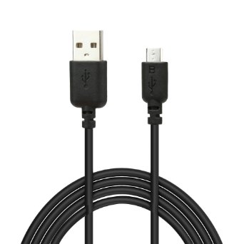 Micro-USB Cable EZOPower Extra Long 10ft Black Micro-USB 2in1 Sync and Charge USB Data Cable for Samsung HTC LG and Other Any Micro USB Powered Device