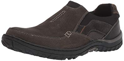 Nunn Bush Men's Quest Moccasin Toe Rugged Casual Leather Slip on Loafer with Memory Foam Insole