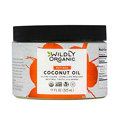 Wilderness Family Naturals Coconut Oil (Refined (Expeller Pressed), 11 FL OZ)