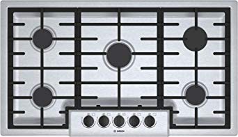 Bosch 500 Series 36" Stainless Steel 5 Burner Gas Cooktop