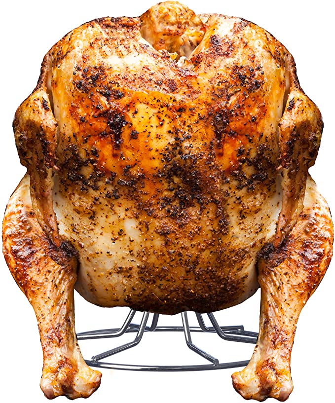 Stainless Steel Vertical Poultry Turkey Roasting/Smoking stand