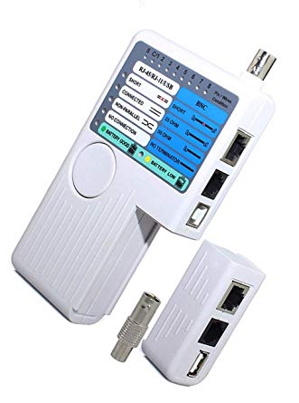 iMBAPrice - 4-in-1 Remote Network Cable Tester USB/BNC/Rj11/Rj45 LAN Cable UTP STP Wire Tester