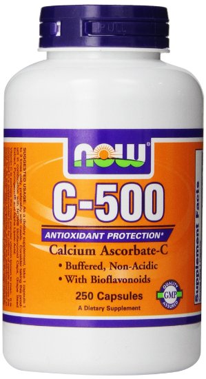 Now Foods C-500 Ascorbate, Capsules, 250-Count