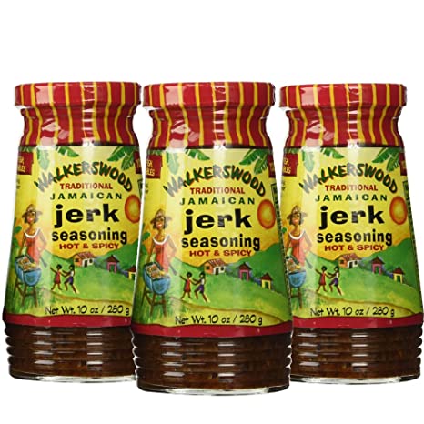 Walkerswood Hot & Spicy Traditional Jamaican Jerk Seasoning – (3 Pack)