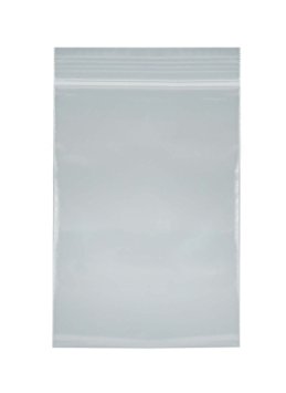 uGems Resalable Zipper Shipping Poly Bags, 100 Qty, 4-Mil, Clear