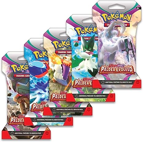 Pokémon TCG: Scarlet & Violet-Paldea Evolved - 8 Booster Packs