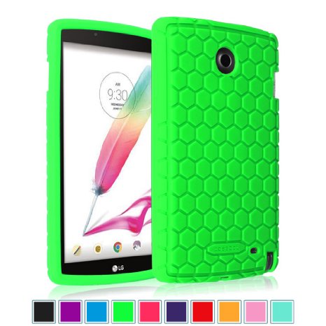 Fintie LG G Pad F 80  G Pad II 80 Case - Anti Slip Shock Proof Silicone Protective Cover Kids Friendly for ATampT Model V495T-Mobile V496US Cellular UK495G Pad 2 80 V498 8quot Tablet Green