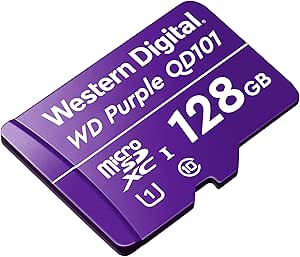 WD PURPLE QD101 MICROSD 128GB EXT 3YEAR WARRANTY