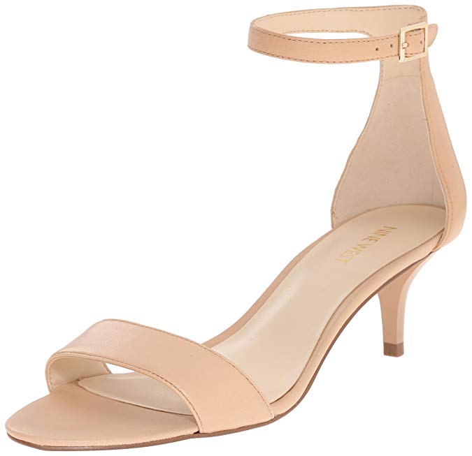 Nine West Women's Leisa Leather Heeled Dress Sandal