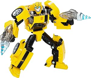 Transformers Legacy United Deluxe Class Animated Universe Bumblebee, 5.5-Inch Converting Action Figure, 8