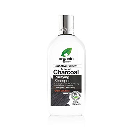 Organic Doctor Organic Charcoal Shampoo, 9 Fluid Ounce