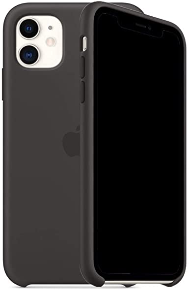 ForH&U Silicone Case Compatible for iPhone 11, Liquid Silicone Non-Slip Case Compatible with iPhone 11-6.1 inch (Black)