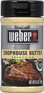 Weber Chophouse Butter Seasoning, 6.5 Ounce Shaker (Pack of 6)