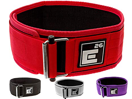 Element 26 Self-Locking Weight Lifting Belt | Premium Weightlifting Belt for Serious CrossFit, Weight Lifting, and Olympic Lifting Athletes | Lifting Belt for Men and Women | Workout Belt for Lifting