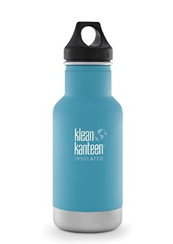 Klean Kanteen 12-Ounce Classic Insulated Stainless Steel Bottle With Loop Cap