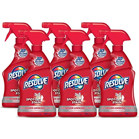 Resolve Triple Oxi Advanced Carpet Cleaner and Stain Remover, 6 Count