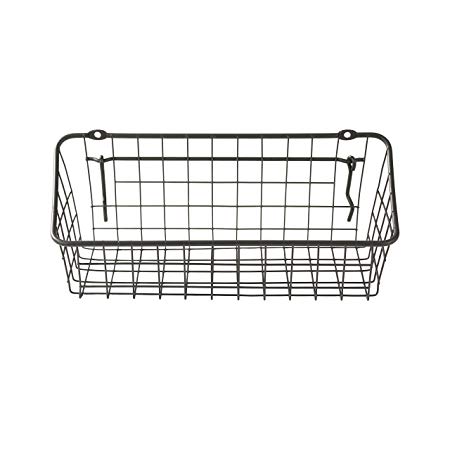 Spectrum Diversified Pegboard & Wall Mount Basket, 11" x 4" x 4", Industrial Gray