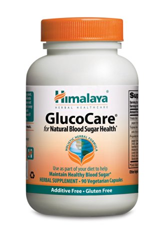 Himalaya GlucoCare/Diabecon, 90 VCaps for Normal Blood Glucose Health 620mg