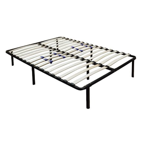 Swiss Pro (Euro Base) Slat Platform Bed Frame with Adjustable Firmness Size Queen
