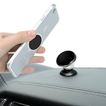 Magnetic Car Phone Holder, Atill Universal 360 Rotation Magnetic Car Phone Mount for iPhone, Android Smartphones, GPS