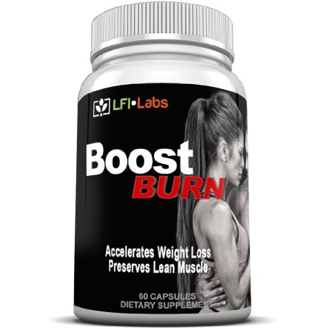 LFI Boost Burn - 30-Day Extreme Fat Burning Cycle -2 Bottles of Powerful Fat Burning Synergy Stack of 29 Clinically Studied Thermogenic Weight Loss Ingredients. Stimulant Free - No Jitters!