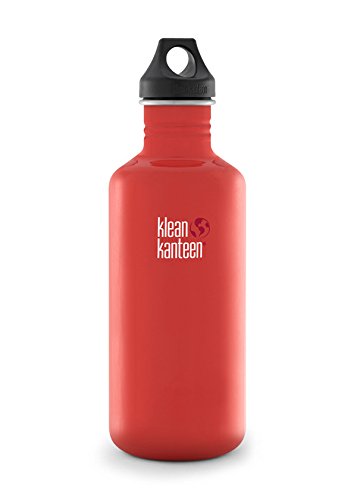 Klean Kanteen Classic Stainless Steel Bottle with Loop Cap