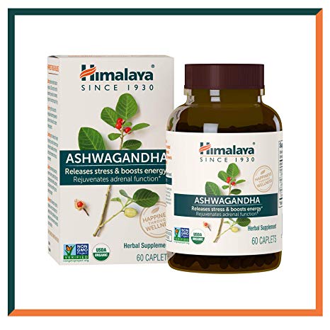 Himalaya High Strength Ashwanghanda (Indian Ginseng) USDA Certified | All Natural Stress Relief, Anxiety Relief & Energy Booster | 4,630mg of Ashwagandha Powder, 60 Caps (Ashwagandha - Premium)