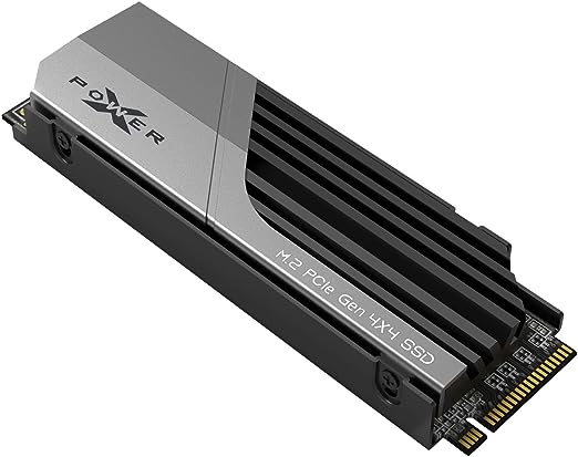 Silicon Power 2TB XS70 - Works with Playstation 5, Nvme PCIe Gen4 M.2 2280 Internal Gaming SSD R/W Up to 7,300/6,800 MB/s (SP02KGBP44XS7005)