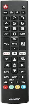 New AKB75095307 Remote Control fit for LG Smart TV 32LJ550B 32LJ550M 43LJ5500 43LJ550M 43LJ5550 43UJ6050 43UJ6200 43UJ6300 43UJ6350 43UJ6500 43UJ6560 49LJ5500 49LJ550M 49LJ5550 49UJ6050 49UJ6200