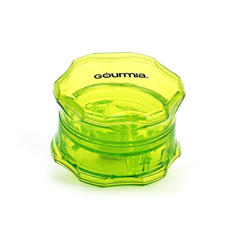 Gourmia GCU9260 Manual Garlic Twist BPA Free No Press Garlic Peeler & Crusher 7.2 cm [Diameter] x 4.8 cm [Height]