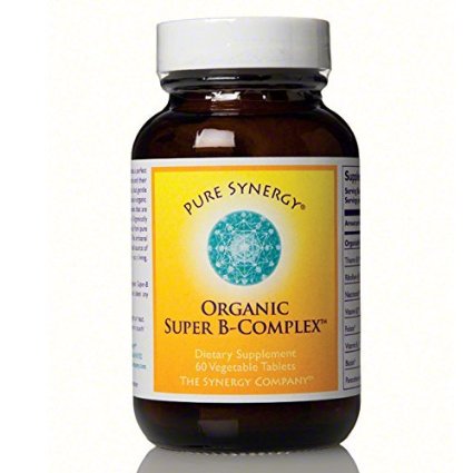 Pure Synergy Organic Super B-Complex 60 Vegetable Tablets by The Synergy Company
