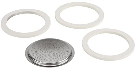 Bialetti 07016 Stainless Steel 10-Cup Gasket/Filter Plate Replacement Parts