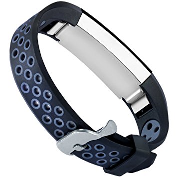 For Fitbit Alta HR and Alta Bands, Maledan Replacement Accessories Wristbands for Fitbit Alta and Alta HR, Large Small 2 Styles