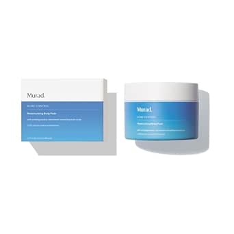 Murad Acne Retexturizing Face & Body Pads - Smooth   Soothe - with Azelaic   Bacteria-Targeting Multi-Acids to Soothe Irritation, Redness, and Providing Oil-Free Hydration, 45Pc