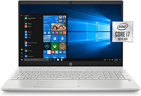 HP 15-cs3019nr Pavilion 15.6-Inch Laptop, Intel Core i7 (Mineral Silver)