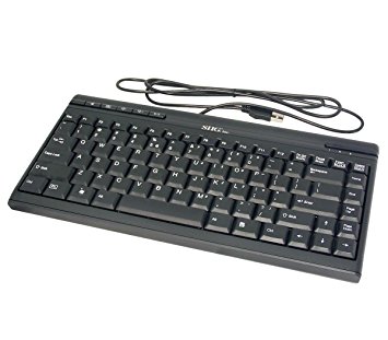 SIIG USB 1.1 Mini Multimedia Keyboard (JK-US0312-S1)