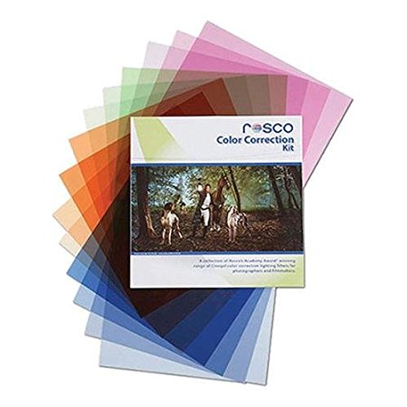Rosco Color Correction Filter Kit for Photographers and Filmmakers, 12x12"