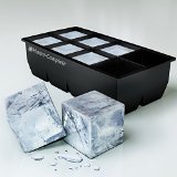 Best Ice Cube Trays Molds - Giant 2 Inch Ice Cube Silicone Tray - Jumbo Whiskey and Cocktail Large Cubes Size