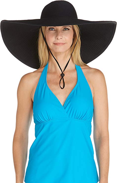 Coolibar UPF 50  Women's Shapeable Poolside Hat - Sun Protective