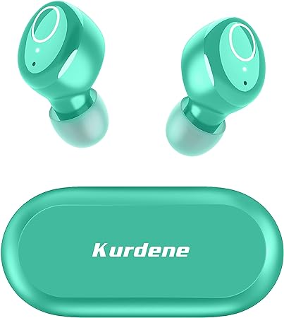 kurdene Bluetooth Earbuds, S8 Wireless Earbuds 48H Playtime Call Noise Cancelling IPX8 Waterproof Ear Buds Deep Bass Earphones with Microphone in-Ear Stereo Headphones for Work,Sport,Running