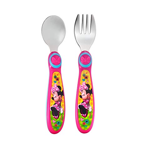 The First Years Disney Baby Minnie Mouse Easy Grasp Flatware