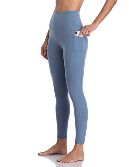 Colorfulkoala Women's High Waisted Yoga Pants 7/8 Length Leggings with Pockets