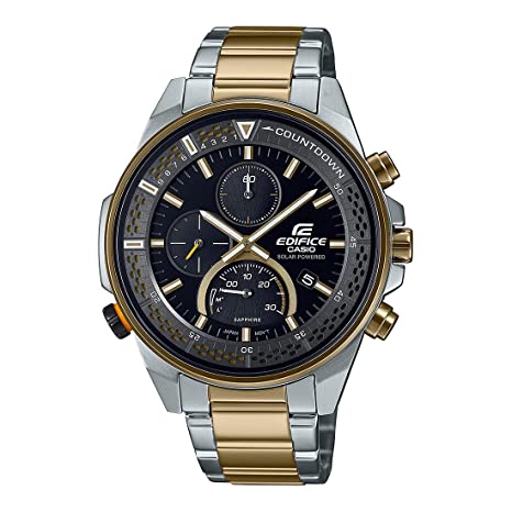 Casio Edifice Analog Black Dial Men's Watch-EFS-S590SG-1AVUDF